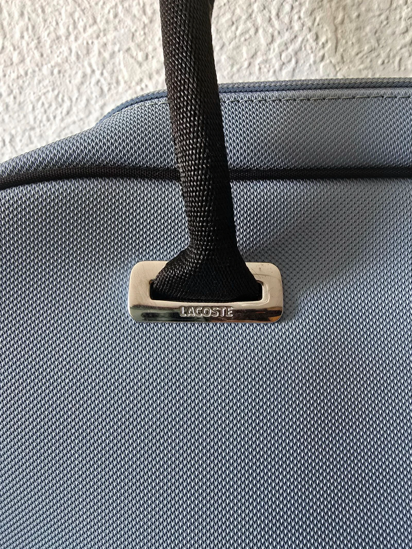 Lacoste Bolsa Azul Claro Feminina Bowling Bag Alça Superior Clássica Designer – photo 2
